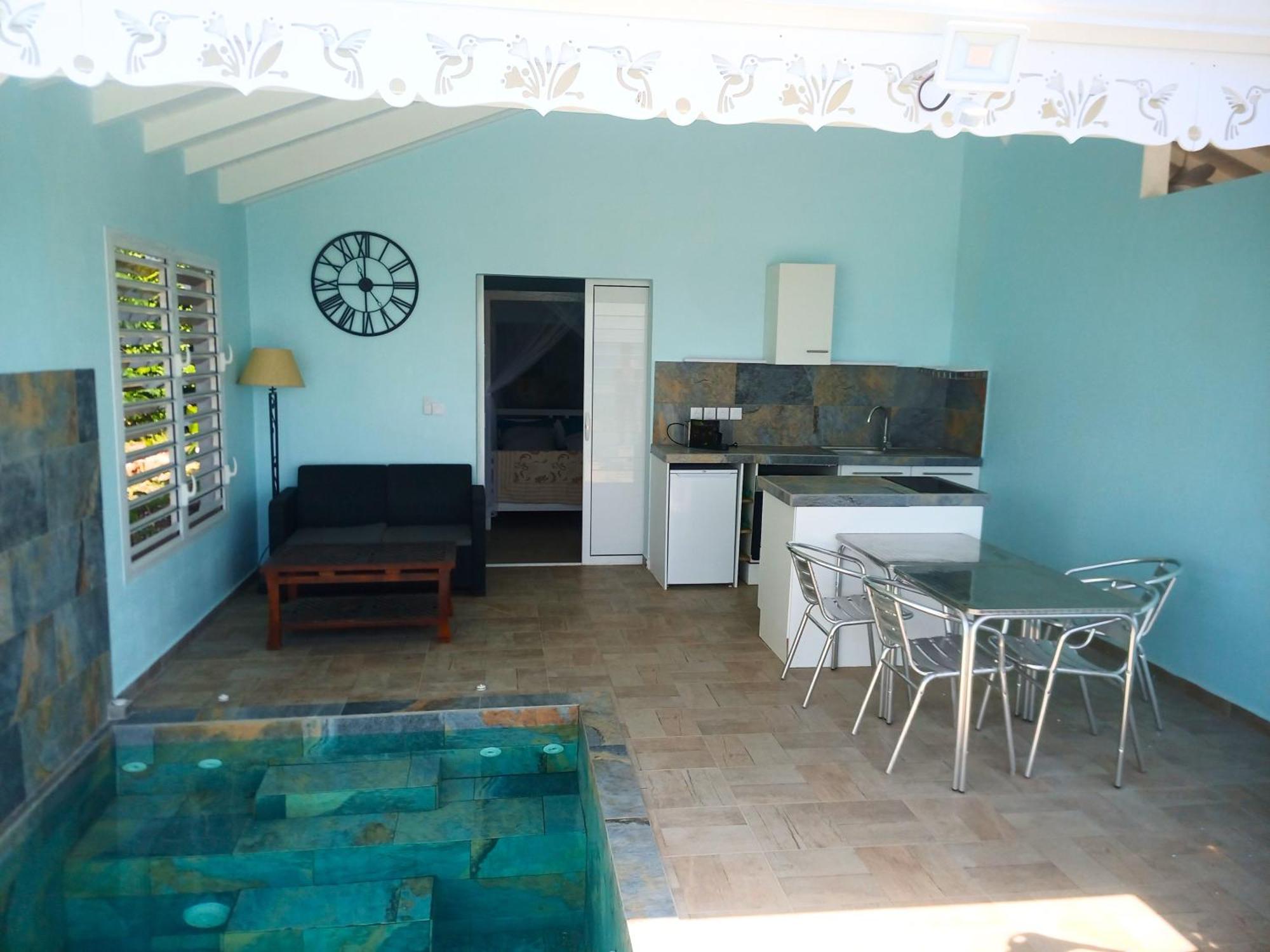 Aux Colibris Amoureux : Loft De Standing Avec Vue Mer Grand-Bourg  Extérieur photo